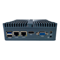 Processeur industriel BOX-PC sans ventilateur LN-1002 série Intel Celeron N100 Quad-Core châssis robuste en alliage d'aluminium anti-poussière