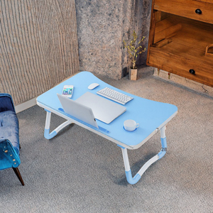 Mesa de ordenador plegable de MDF portátil Escritorio de cama de estudio de dormitorio pequeño Venta al por mayor de fabricantes - Product Image 2