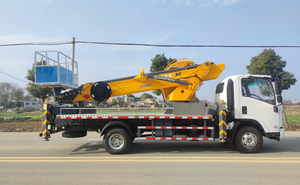 Nouvelle plateforme de travail aérien télescopique Isuzu KV100 30-40m avec moteur diesel RHD Euro5 - Product Image 4