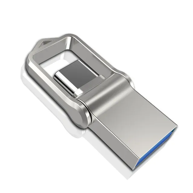 Super Mini Metal OTG Type-C USB 3.0 Memory Stick New 16GB 32GB 128GB 256GB 512GB Flash Card Type-C Pendrive