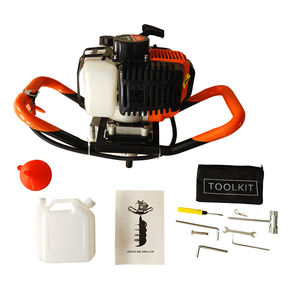 חם מכירה 2 שבץ 52cc מופעל כדור הארץ קידוח חור עמוק כדור הארץ קידוח ערימה חור גינה נטיעת דלק קרקע - Product Image 5