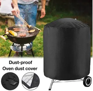High Class Real Direct Factory Outdoor BBQ Cover Grill Cover Cylindrical Grill Waterproof Round BBQ Dust-proof Cover