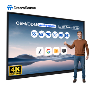 55 65 75 Inch Android Wall Mount <b>Touch</b> <b>Screen</b> All in One <b>Pc</b> Interactive Whiteboard for Classroom/office - Product Image 1