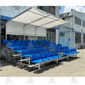 Cubierta de techo Gradas Banco exterior para estadio de fútbol Gradas de aluminio Asientos - Product Image 6