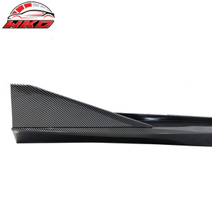 Convient pour Chevrolet Camaro 2010-2015, jupes latérales style IKON V3, imprimé fibre de carbone - Product Image 5