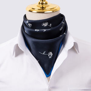 JASEN Cowboy <strong>Neckerchief</strong> for <strong>Men</strong> 27 Inch Silk Neck Bandana Retro Rock Head Scarf - Product Image 6