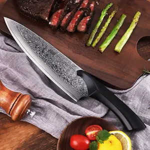 Новый! Набор кухонных ножей для шеф-повара, 8 дюймов, 67 слоев, дамасский японский нож, лучший 2023 из дамасской стали, кухонные ножи