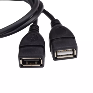 Recién 2 en 1 USB 2,0 <span class=keywords><strong>Y</strong></span> Splitter datos OTG convertidor Cámara teclado ratón adaptador Cable USB tipo C Cable de extensión macho a hembra - Product Image 5
