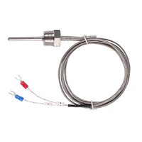 M10*1.25 5*50mm Sensor Class a PT100 Thermocouple PT 1000 Temperature Instruments OEM ODM Stainless Steel