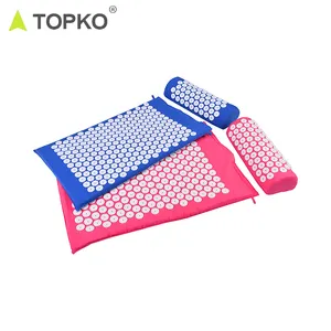 TOPKO Wholesale Popular High Quality Acupuncture foot massage mat with pillow set acupressure mat set