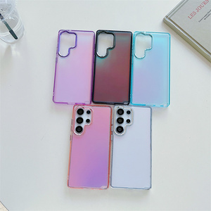 Funda Láser Translúcida Colorida Degradada para Samsung Galaxy S25 S24 S23 S22 Plus Ultra A15 A25 A35 A55 <span class=keywords><strong>A53</strong></span> <span class=keywords><strong>A54</strong></span> A14 A24 <span class=keywords><strong>A54</strong></span> - Product Image 5