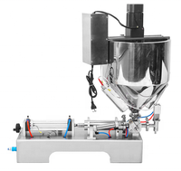 DUOQI G1WTD-HM pâte épaisse et liquide durable avec mélangeur et chauffage trémie ajuster machine de remplissage et spécial personnalisé