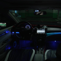 Kit d'éclairage ambiant de style ciel étoilé avec 20 LED de couleur fantôme pour Honda City Classic 2008-2014