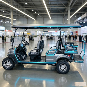 Chariot de golf électrique utilitaire 2 places en gros, certifié CE, autonomie prolongée, pour clubs de golf et propriétés privées - Product Image 1