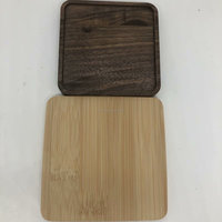 Ensemble de sous-verres ronds en bois pour table basse, artisanat en bois naturel, enseignes murales