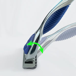 Высококачественная бритва для мужчин под собственной торговой маркой с <span class=keywords><strong>6</strong></span> лезвиями и экологичной металлической ручкой - Product Image 5