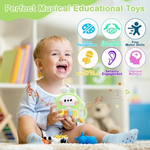 Jouets musicaux pour bébé avec musique et lumière <span class=keywords><strong>Jouet</strong></span> d'<span class=keywords><strong>anniversaire</strong></span> pour bébé enfant en bas âge <span class=keywords><strong>1</strong></span> <span class=keywords><strong>an</strong></span> garçon fille Cadeaux - Product Image 4