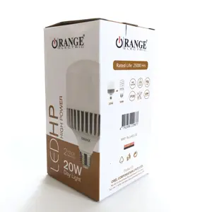 High Quality Box 20w Daily Light LED High Power Bulb Packaging Box Custom Made Paper Box For Lighting