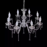 Vente directe d'usine, lustre en cristal acrylique pour mariage, lumières décoratives, plafond, accessoires de mariage, lustre