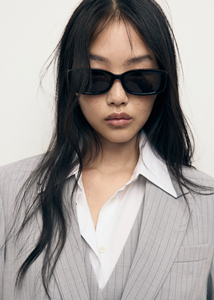 Blazer de Traje con Rayas - Chaqueta Formal de Negocios de Corte Entallado con Solapa de Pico, Cierre de Botón, Ideal para la Oficina - Product Image 5