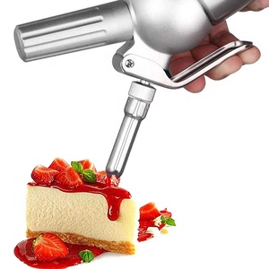 Distributeur de crème fouettée 500 ml, cartouche de crème fouettée avec 3 buses décoratives et brosse de nettoyage, distributeur de crème fouettée anti-fuite - Product Image 4