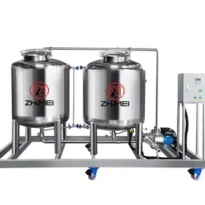 Fabrika fiyat tankı çamaşır makinesi bira Cip Skid Tank temizleme sistemi ünitesi makine üretim hattı için yerinde sistemi