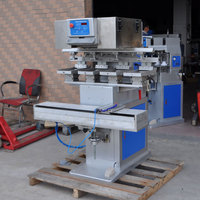 Nouvelle machine d'impression semi-automatique haute précision 4 couleurs pour semelles, papier et étiquettes, 500 pièces/heure