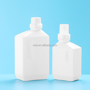 Envase <span class=keywords><strong>de</strong></span> detergente para ropa al por mayor <span class=keywords><strong>de</strong></span> 500ml y 1000ml, <span class=keywords><strong>de</strong></span> HDPE blanco, boca ancha, acabado mate, para detergente en polvo, para el hogar. - Product Image 1