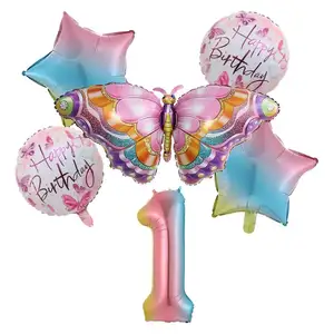 Partito palloncino Globo Led cartone animato porta fiori di aria forniture Set grande con bastone ghirlanda di san valentino palloncino di natale Godzilla palloncino