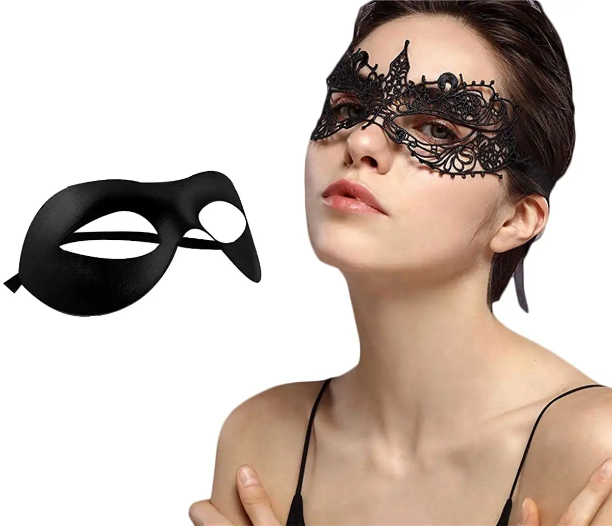 गर्म पार्टी का मुखौटा काला फीता हेलोवीन पार्टी आधा चेहरा मुखौटा बहाना सहायक उपकरण महिलाओं के लिए