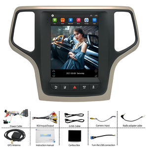 Reproductor de <span class=keywords><strong>DVD</strong></span> para coche Android 2 Din vertical de 9,7 pulgadas para <span class=keywords><strong>jeep</strong></span> <span class=keywords><strong>grand</strong></span> <span class=keywords><strong>Cherokee</strong></span> 2014-2022 estéreo radio video navegador GPS pantalla táctil - Product Image 3