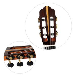 <span class=keywords><strong>Guitare</strong></span> <span class=keywords><strong>classique</strong></span> artisanale professionnelle en Nomex, table en cèdre double, corps en koa massif, touche surélevée et côté porte - Product Image 3