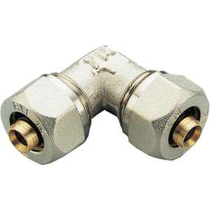 Raccord de compression haute pression à double courbe TIEMME Filetage BSPP/BSPT en acier inoxydable 316 CPVC Cuivre Zinc-26X26 - Product Image 1