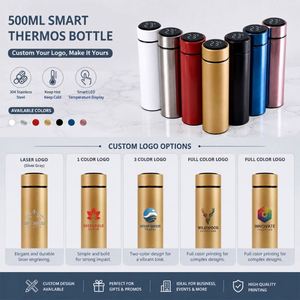 Bouteille intelligente personnalisée avec logo imprimé, cadeau promotionnel pour entreprise, bouteille d'eau intelligente personnalisée, bouteille intelligente avec affichage de la température numérique - Product Image 3