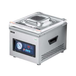 Anshengke Electric Thickened Stainless Steel Automatic Desktop Vacuum Sealing Machine 1 Year Warranty for Supermarket Beef <b>Fish</b> - Product Image 1
