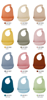 Nouveau Fournisseur 2026 : Bavoir Bébé en Silicone Imperméable Personnalisé avec Motif Imprimé GRS, Sans BPA, Vente en Gros