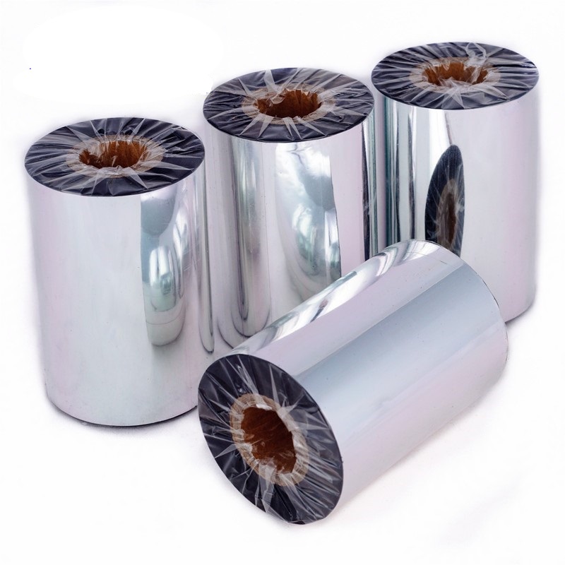 Восковая черная резиновая лента, Термотрансферная лента для принтера штрих-кодов 110 мм * 300 м, TTR-лента для принтера