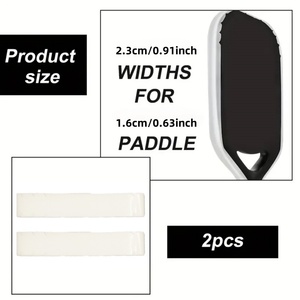 <span class=keywords><strong>Cinta</strong></span> <span class=keywords><strong>Protectora</strong></span> de Borde para Raqueta de Pickleball de Cuero PU Colorida Radium para Entrenamiento Infantil - Product Image 4