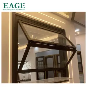 Foshan aluminium doors and windows vertical bifolding Glass Accordion window