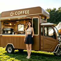 Solution tout-en-un : Food Truck Électrique Mobile Personnalisable avec Équipement Commercial pour Bar à Smoothies et Remorque à Café