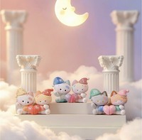 Vente Flash : Figurines d'ours miniatures de la série Miro Chubby, boîte mystère, en PVC et résine, décoration unisexe pour la maison, jouets, 48 pièces