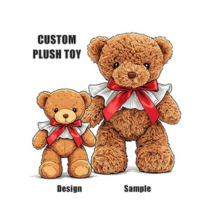 Oso de peluche de cumpleaños personalizado, figura de oso de peluche, juguete de peluche, almohada, muñeco de oso de peluche para regalo, el más vendido - Product Image 2