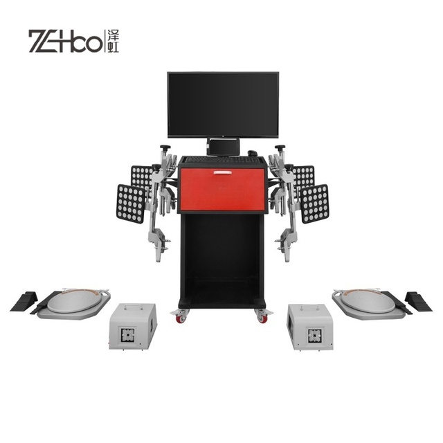 Portable Intelligent 3D Four-Wheel Alignment System Automatic Tracking Technology LED Display 250W Power 220rpm Balancing Speed