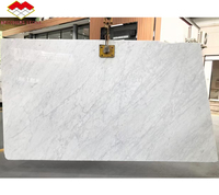 Dalle de marbre blanc de Carrare italien, pierre naturelle pour escalier, revêtement mural, plan de travail de cuisine