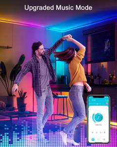 Addressable <strong>LED</strong> <strong>Controller</strong> with RF Remote RGB IC <strong>LED</strong> Strip Pixel Light DC5V-24V, DIY Color Effects, Music Sync, SP648E - Product Image 3