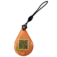Porte-clés RFID personnalisé pour porte d'entrée, clé électronique, chambre d'hôtel et carte de membre, code QR, carte NFC étanche en époxy 13,56 MHz