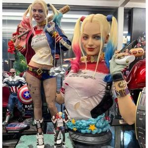 In magazzino per la vendita calda della squadra suicida In resina Joker <span class=keywords><strong>Harley</strong></span> <span class=keywords><strong>Quinn</strong></span> Anime figura busto statua da collezione - Product Image 6
