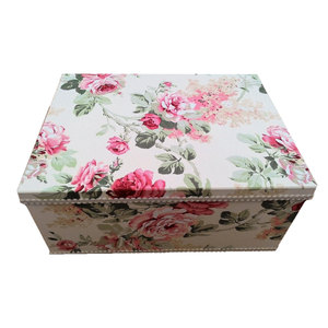 Scatola Guardaroba in Cotone Rosa - Product Image 3