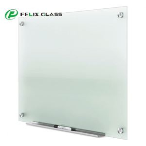 Panel de Vidrio Templado de Seguridad Pintado en Blanco RAL 9010, Tamaño Personalizado de 3-6 mm, Iluminación Industrial para Pizarra Blanca de Oficina - Product Image 3