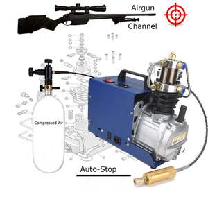 TUXING Compressore D'Aria Alta Pressione 300BAR 4500PSI Con Auto-Shutoff - Per Fucili PCP E Immersioni - 3